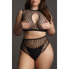 Le Désir Ensemble résille Grande Taille Alya - Noir